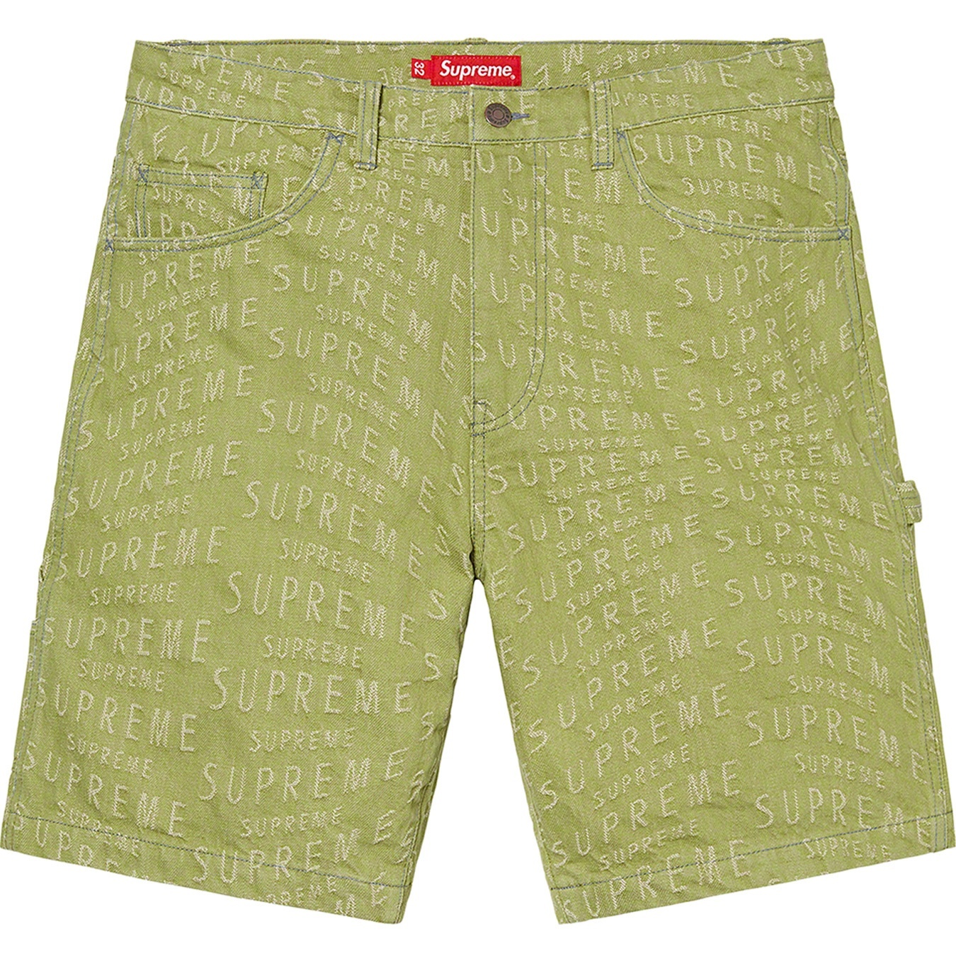 Warp Jacquard Logos Denim Painter Short view 11